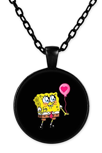herotasarım قلادة سونجر بوب بسلسلة سوداء - Bll2990