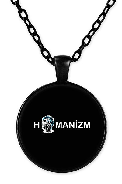 herotasarım قلادة إنسانية بسلسلة سوداء - Bll1018