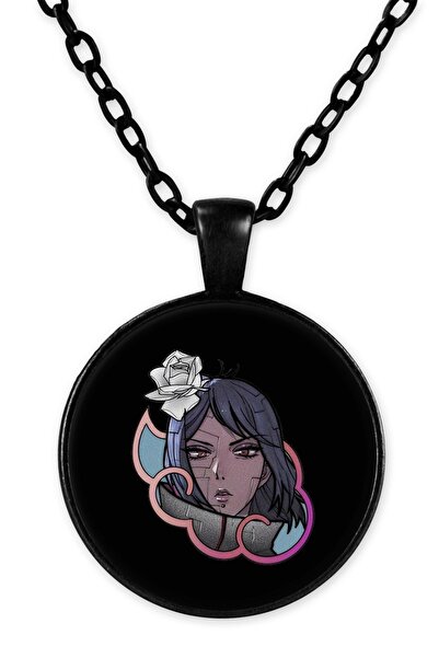 herotasarım قلادة ناروتو بسلسلة سوداء - Bll2686