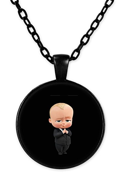 herotasarım بيترون بيبي قلادة سلسلة سوداء Bll2596