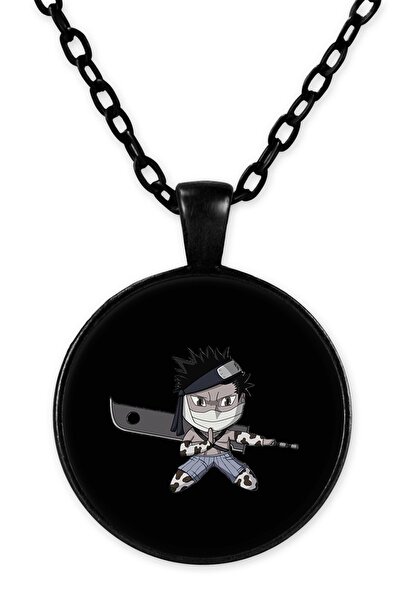 herotasarım قلادة ناروتو زابوزا بسلسلة سوداء - Bll3167