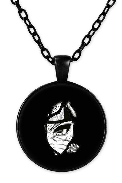 herotasarım قلادة ناروتو بسلسلة سوداء - Bll3499