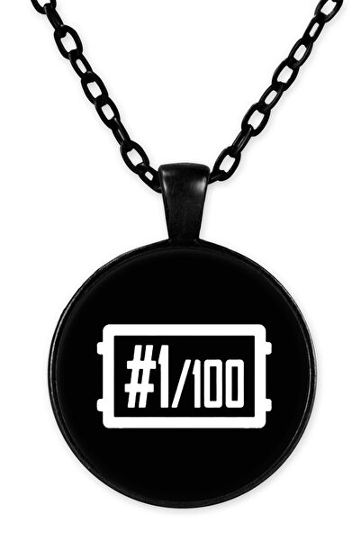 herotasarım قلادة وين بسلسلة سوداء - Bll2658