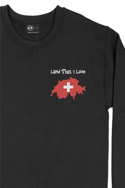 Cix Hanorac imprimat Land That I Love Swiss Pocket Design