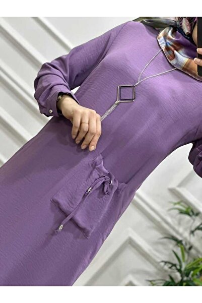azzebutik 8260 Butterfly Tunic K25 Lilac