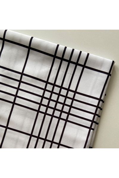 Akteks Patterned Home Decoration Fabric Striped (135 Cm Width)