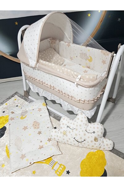bebek_iklimi 45x85 Uyku Seti Anne Yanı Sepet Beşik Için *beşik Dahil Değildir - Alt Açma Minderi Hediyeli*
