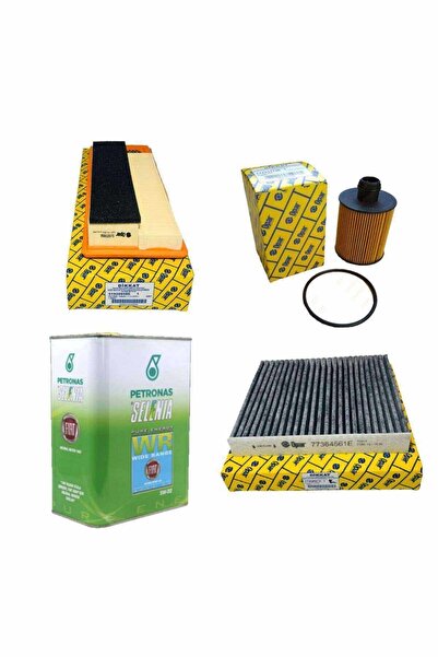 OPAR Fiat Linea Euro 5 1.3 Multijet 16v Filtre Bakım Seti 2012-2018 Model - Karbon 3+1-otodeposuset1919e