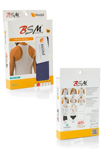 BSM قميص رياضي مودال للرجال مكون من قطعتين
