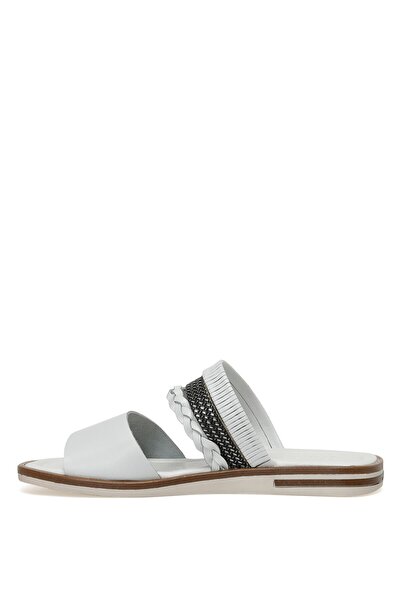 İnci Γυναικείες flat παντόφλες Samay 3fx Λευκές