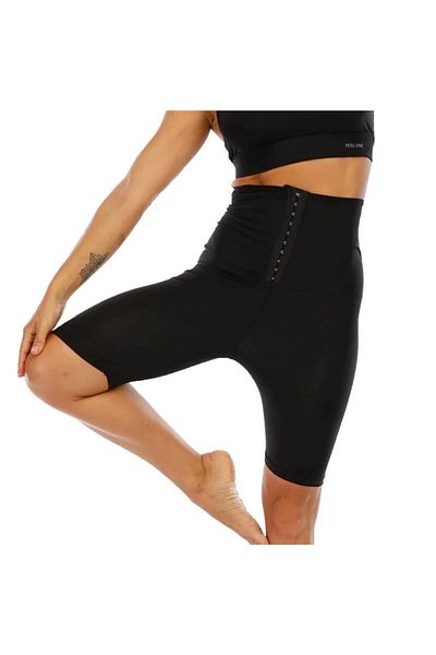 F&W FİT WOMEN Pantaloni scurți Agraph Pantaloni scurți pentru saună Recuperare termică pentru slăbire ajută la arderea grăsimilor și la pierderea în greutate