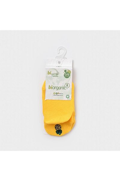 Biorganic Cute Embroidered Sneakers Socks 68388