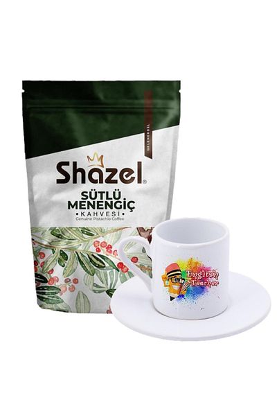 Shazel Menengic Coffee with Milk 200 Gr+ Englisch Teacher Turkish Coffee Cup