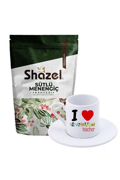 Shazel Menengic Coffee with Milk 200 Gr+ I Englısh Teacher Turkish Coffee Cup