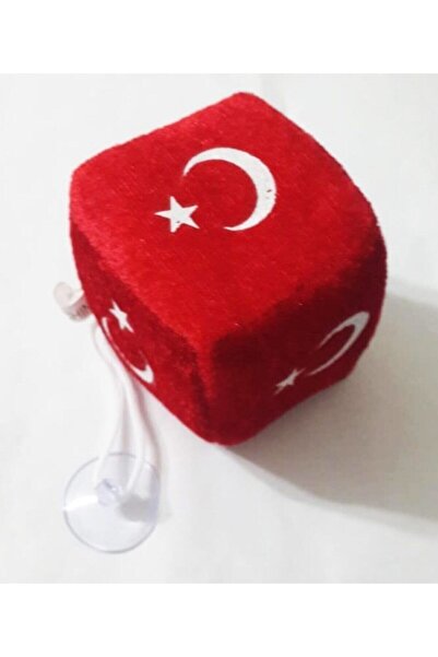 Mahi Max Türk Bayrağı Küp Peluş Araba Süsü