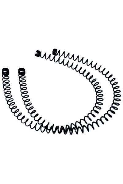 DZC KUZENLER AVM 2 Adet Zikzak Kıvrımlı Dönerli Metal Tel Taç Toka Kadın Erke...