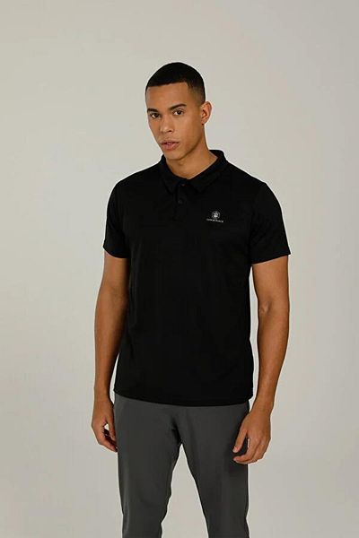 lumberjack Μπλουζάκι 3m M-ct461 Sherman 3fx Polo Collar με 2 κουμπιά Gogus γραπτό και κεντημένο μπλουζάκι
