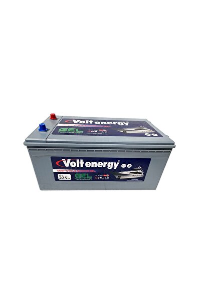 VOLT ENERGY 12 V 225 Amper Deep Cycle Marin Jel Nanocarbon Akü Üretim Yılı:(2...