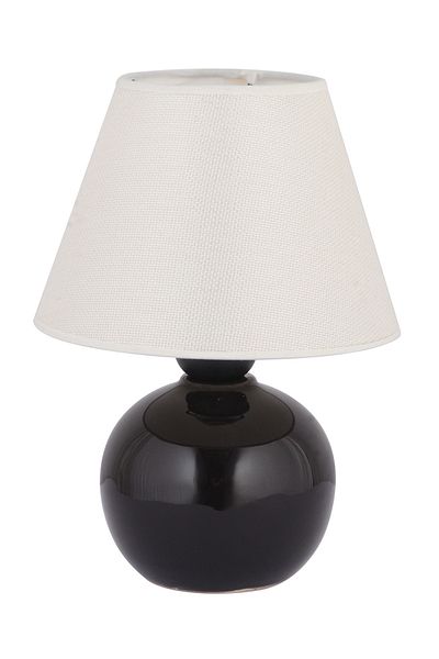 NisaLuce Lena Top Lampshade Small Ceramic - Cream Head / Black Body