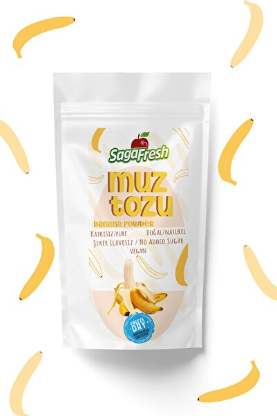 SagaFresh Saga Fresh Dondurularak Kurutulmuş Muz Tozu (25g)