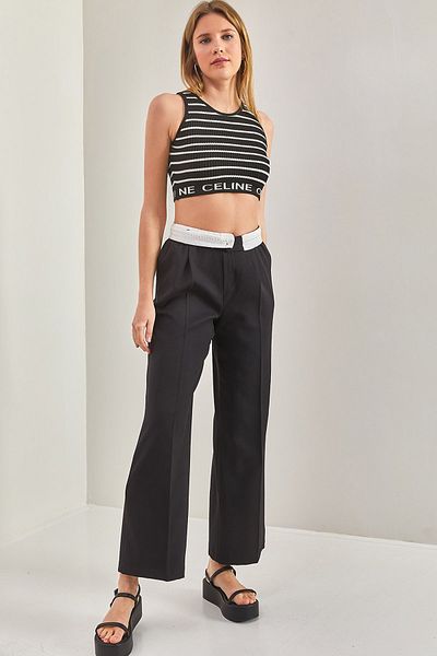 Bianco Lucci Women's Belt Lined Trousers