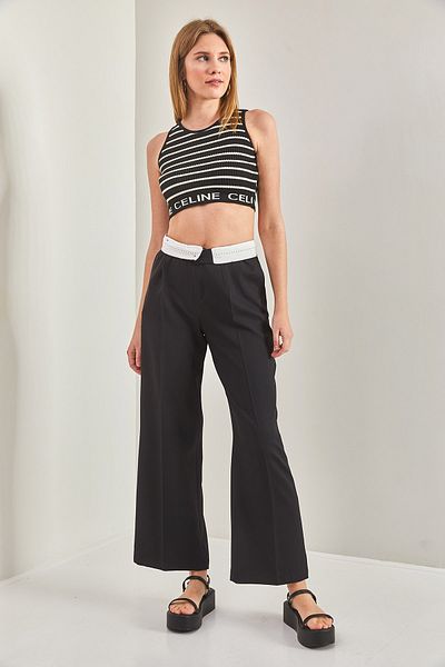 Bianco Lucci Women's Belt Lined Trousers