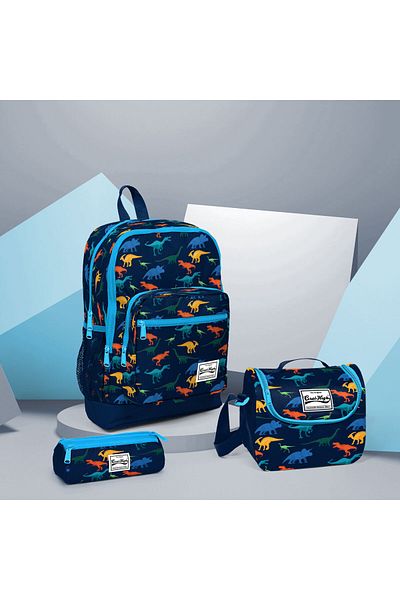 Yaygan Çanta Set de 3 genți de școală cu model de dinozaur Adalinhome Yaygan