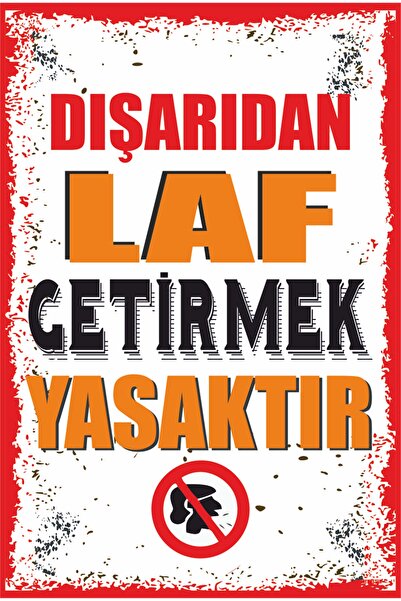 Hayat Poster Dışarıdan Stres Laf Getirmek Yasaktır Komik Duvar Yazıları Retro...