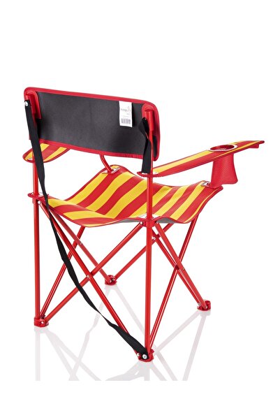 Miras Fans Pro Kamp Sandalyesi , Sarı-kırmızı (2 YIL GARANTİ)