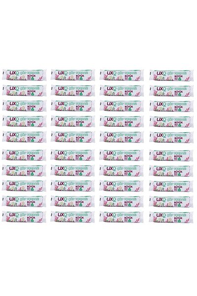 LİXOBAG Large Size Garbage Bag 55x60 Cm 10 Rolls X 40 Pack = 400 Pieces Blue
