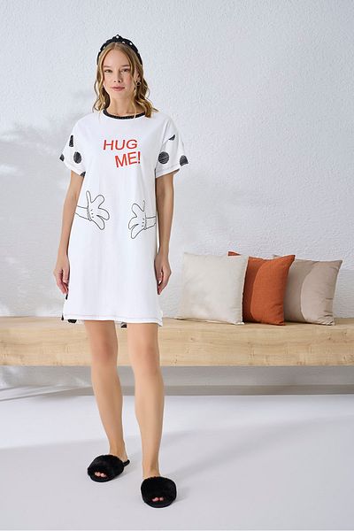Sevim 14363 Model Women's Printed Nightgown
