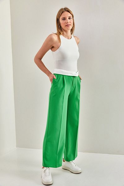 Bianco Lucci Women's Belt Lined Trousers