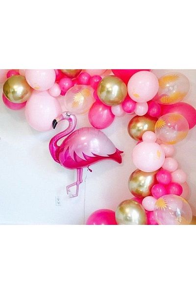 MFM Party Flamingo Foil Chain Balloon Set