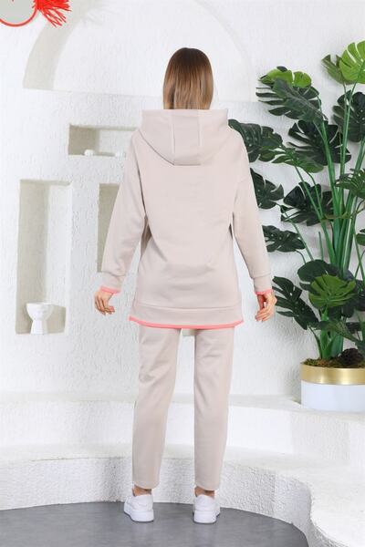 WestBound Trend Stil Kadın Eşofman Takımı-bej