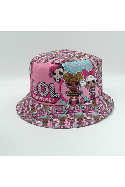 Shopiolog Детска шапка за момичета Lol Fisherman Bucket Sun Hat за пътуване, ...
