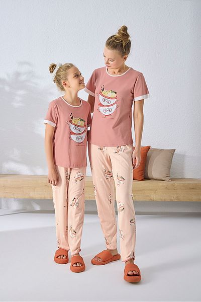 Sevim 14324 Printed Pajama Set