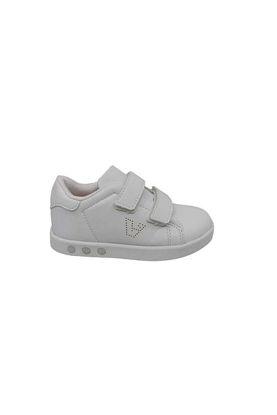 Vicco Children's White Lighted Casual Sneakers 313 B19k100