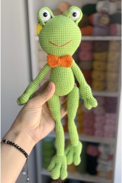 Bizimörgümüz Amigurumi Kurbağa Uyku Arkadaşı