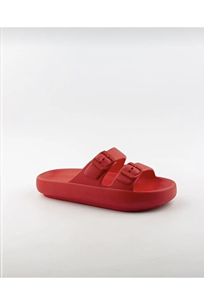 Akınal Bella Παντόφλες Eva Unisex με Πλατφόρμα Διπλή Πόρπη