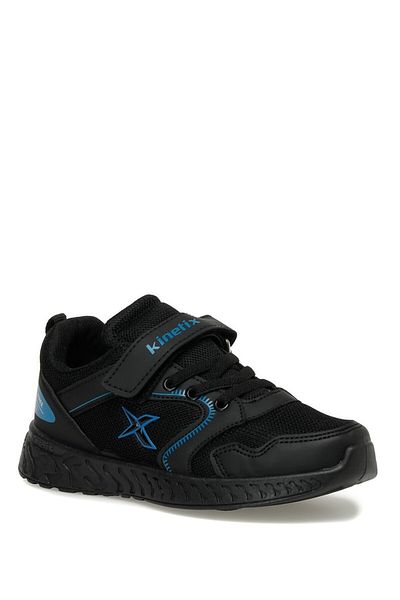 Kinetix Fexer 3fx Black Boy's Sports Shoes