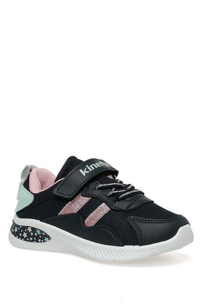 Kinetix Dena 3fx Navy Pink Anorak Comfortable Sole Girl's Sports Shoes 26-30
