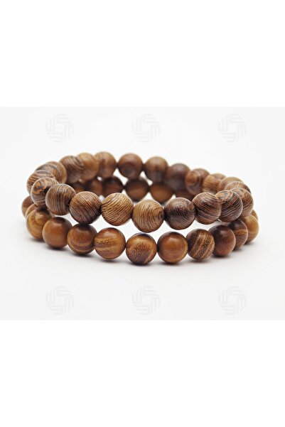 Sandalwood Wooden Bracelet | 2 Pcs | Meditation Bracelet