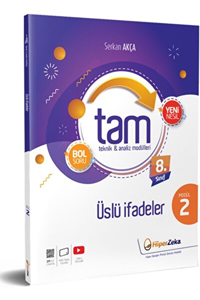 HiperZeka 8. Sınıf Tam Matematik 2 Teknik Analiz Modülleri & Üslü Sayılar | S...