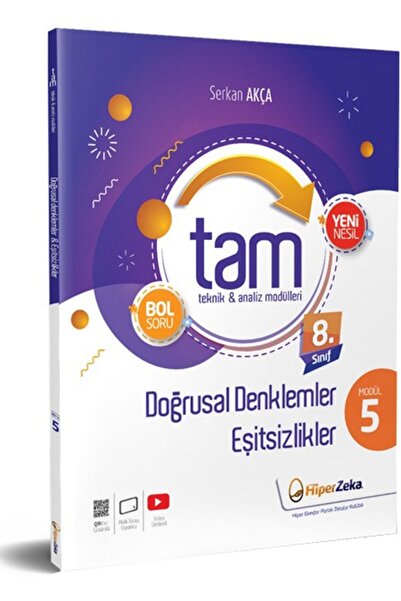 HiperZeka 8. Sınıf Tam Matematik 5 | Doğrusal Denklemler