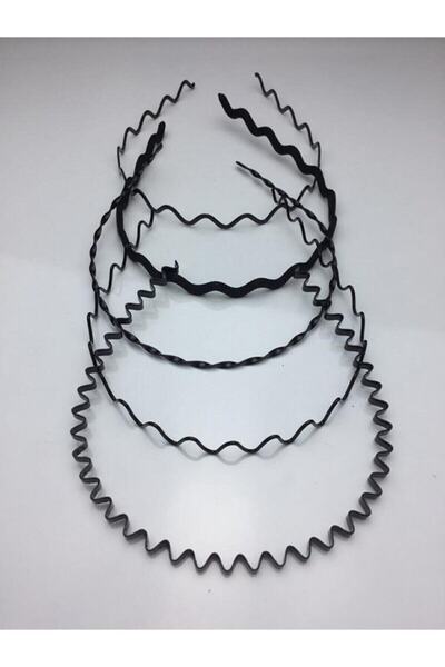 Mood Agenda Coroană din metal negru Bărbați Femei Sporter Coroana de păr Set ...