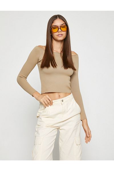 Koton Pullover - Ecru - Regular Fit