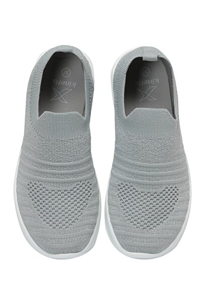 Kinetix Leylı 3fx Gri Kadın Slip On