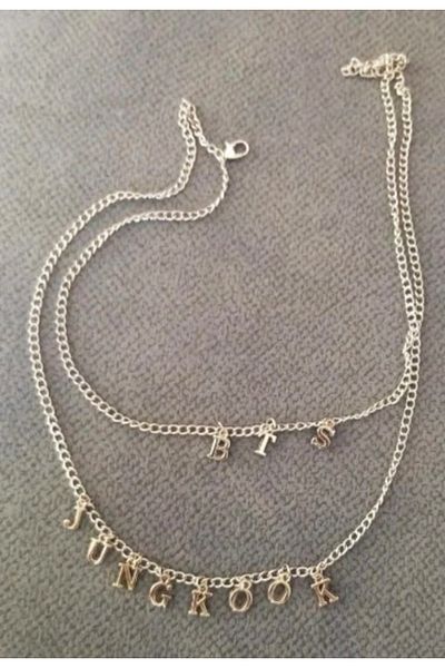 AlpCollection Bts Jungkook Double Necklace Jewelry Accessory Gift