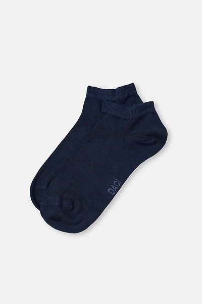 Dagi Marineblaue 6926 Herren-Bambus-Booties-Socken, 2-teilig