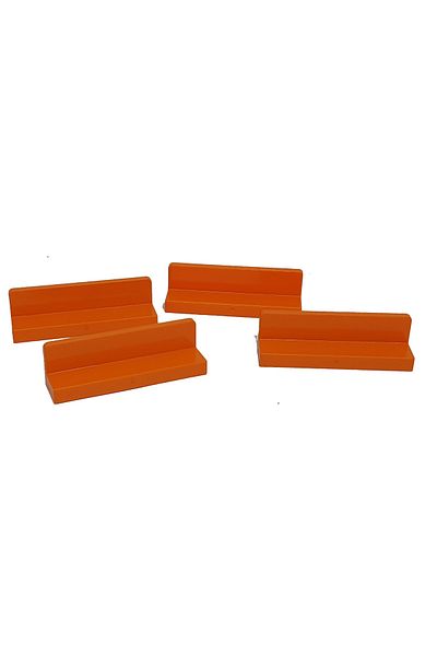 LEGO Original Custom Moc Accessory Creator Panel 1 X 4 X 1 Brick Orange 4 Pieces Will Be Sent